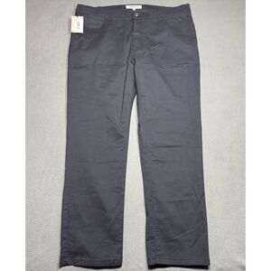 Collars and Co CEO 5 Pocket Pants Mens 40x30 Navy Performance Stretch Taper NEW
